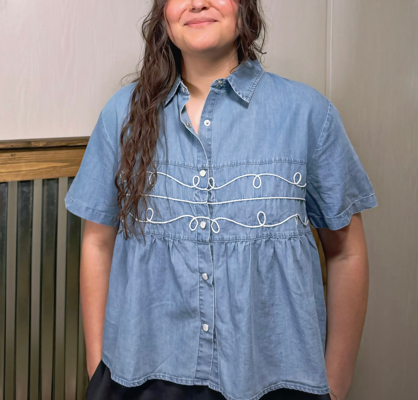 Lasso Denim top