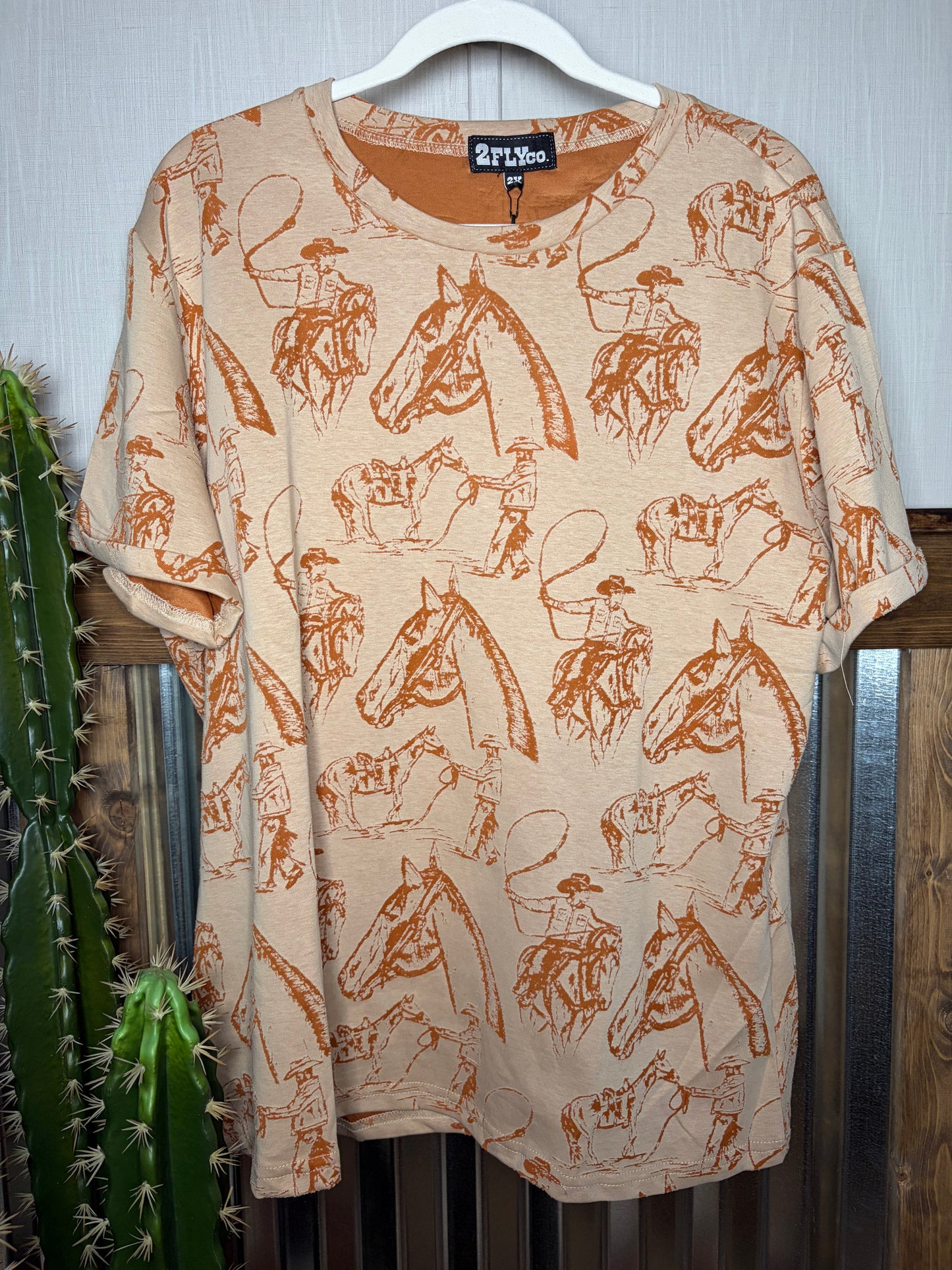 Caballo Dorado Tee 2X