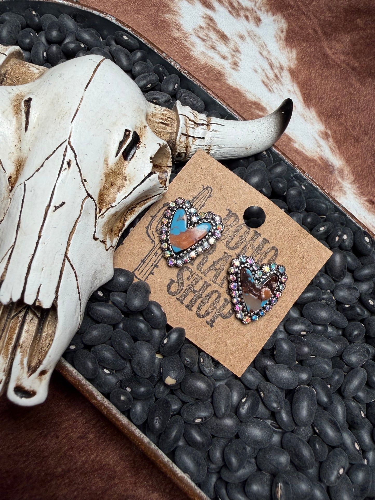 Heart Post Earrings