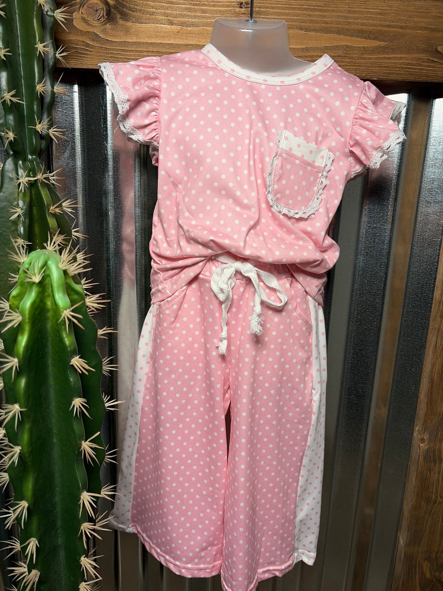 Cutesy Polkadot Pink Set