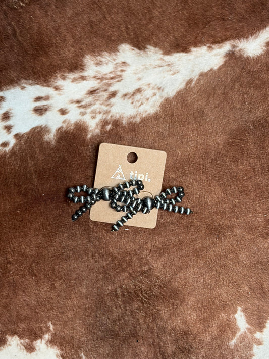 Navajo Pearl Bow earrings