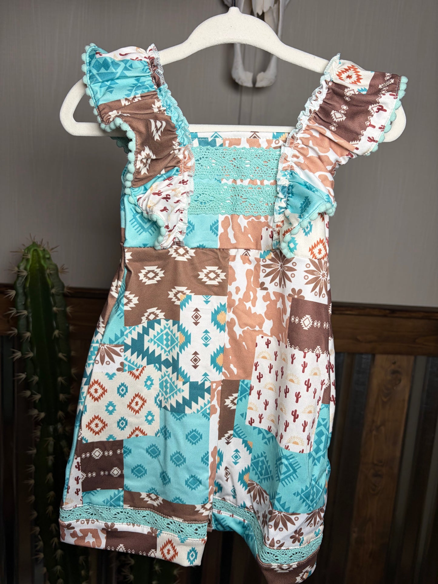 Pretty N' Patch Romper