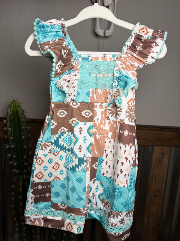 Pretty N' Patch Romper