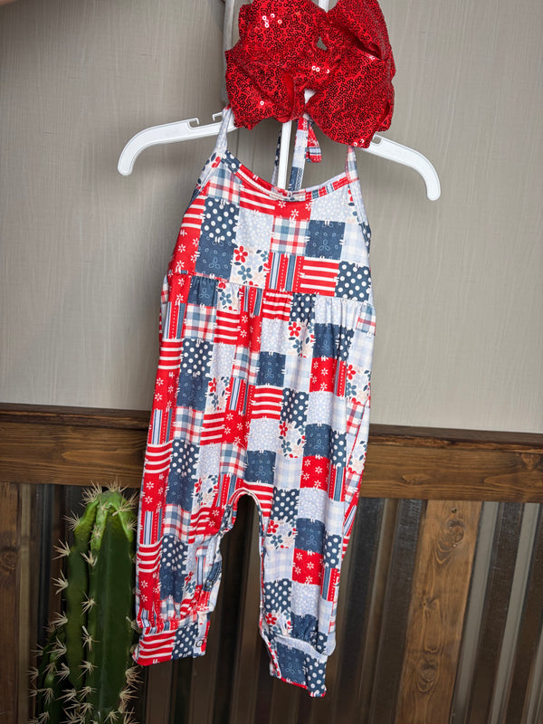 Little Miss America Romper