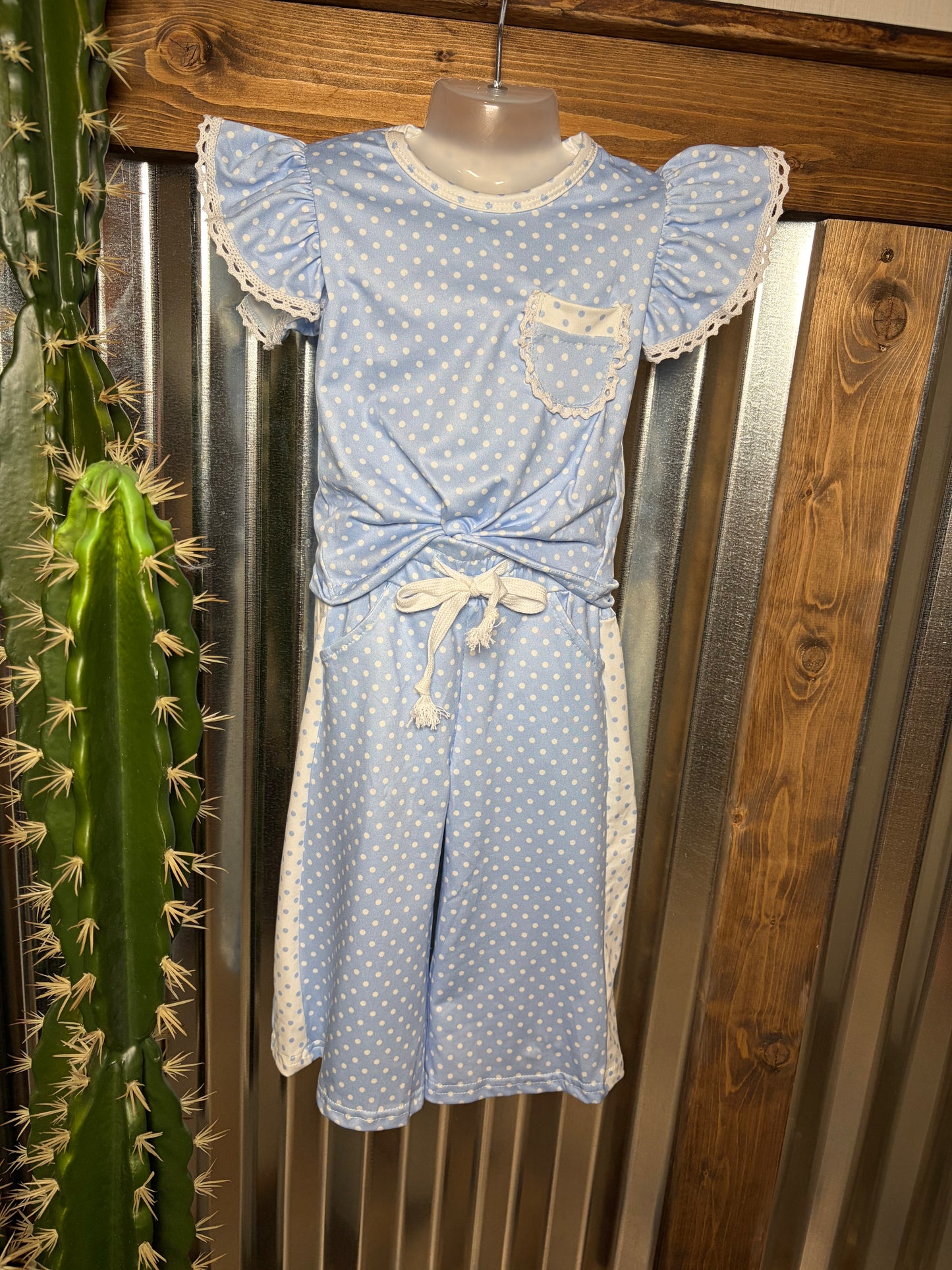 Cutesy Polkadot Blue set